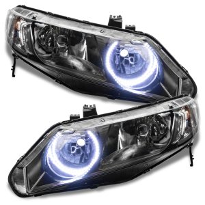 Honda Civic Sedan Headlight Halo Kit - ORACLE Lighting - LED - White - `06-`11